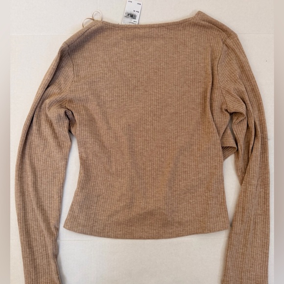 Astr Ribbed Tan Top - Picture 6 of 6